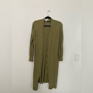 MAGASCHONI Olive Green Duster Long Cardigan ✨ 50% OFF BUNDLES ✨